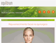 Tablet Screenshot of equilibriummedicinanatural.com